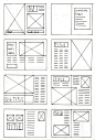 9组杂志信息图排版布局，适用于不同形式的设计需求，可以填充素材和文字进行练习 ​​​​
