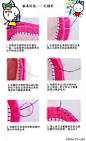 不织布基本针法DIY教程-