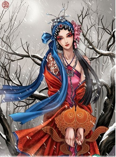 月半花开，低眉染伤。生于春，长于夏，落于...