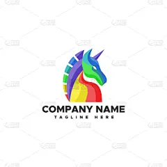 品牌名称,独角兽,多色的,可爱的,商务,女人,现代,自然美,动物,彩虹