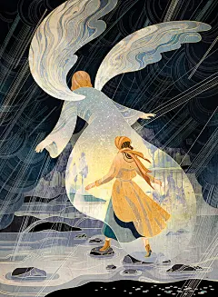 Victo Ngai - Sci-fi, Fantasy and Spiritual 2 (Collection) : A selection of illustrations for Sci-fi, Fantasy and Spiritual stories. 
