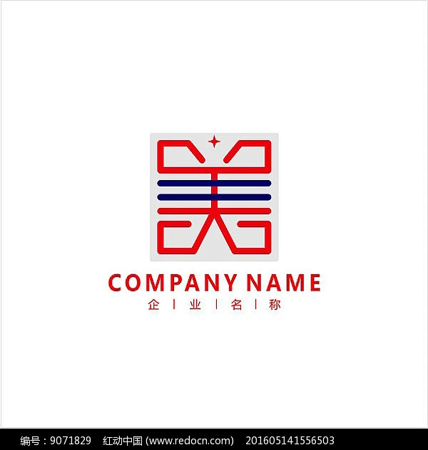 美字 创意 标志 logo图片-花瓣网