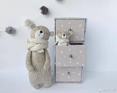 激萌的不织布动物玩偶，来自Esty店铺AmuruToys的美女店主Anna。每一只都让人看了发问，怎么可以这么可爱！ ​​​​