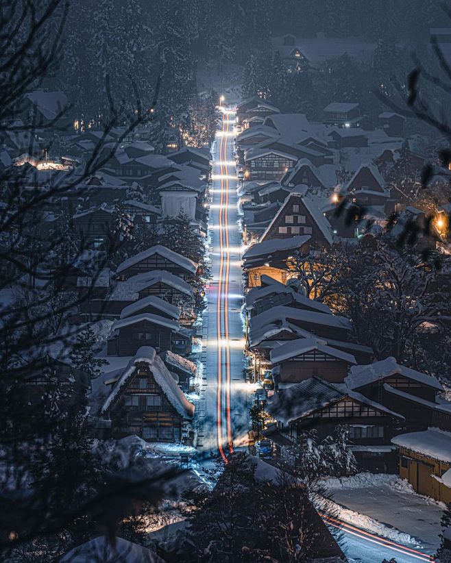 白川雪景