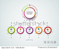 Vector infographic template with 3D paper label, integrated circles. Business concept with options. For content, diagram, flowchart, steps, parts, timeline infographics, workflow layout, chart