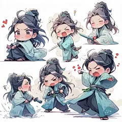 《莲花楼》Q版方小宝表情包来啦来啦～ - 小红书