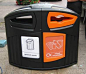 new dual recycling bin