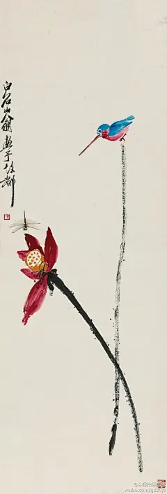 齐白石 《荷塘清趣》