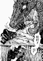 #1000部漫画推荐# #日本漫画#
No.26《异兽魔都》林田球

一部被称为“黑暗幻想漫画的金字塔”的经典之作。

林田球于2000年开始连载，没错，就是那个“男有贰瓶勉，女有林田球”的林田球。球姐创造了一部很特别的漫画，特别到无法找到任何对标作品，硬派又张狂的画风，细腻又温情的情节，在球姐的笔下达到奇异的平衡，因此即使在这样一部分级R15-R18的漫画里，我居然有时还被暖到(?)

故事围绕一个因为魔法而头部变成蜥蜴的男人展开，牵扯出人类和魔法师的对立，每卷结尾必留悬念，紧张刺激无尿点，猎奇与温情同