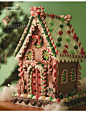北欧PVC糖果姜饼奶油造型圣诞雪屋 桌面橱窗小屋房子模型装饰摆件-淘宝网