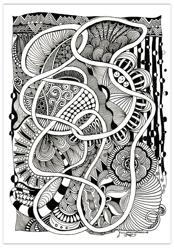 禅绕画对与很多人来说是个新名词它被称为来自美国的心灵画作是一种