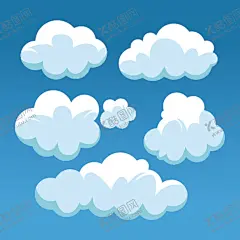 矢量云图片 【酷图网】矢量,卡通,背景,蓝色,矢量云,云朵,卡通云朵,白云,云朵素材,云素材,卡通云,手绘云,云漫画,素材云,动漫动画,设计,自然景观,自然风光,AI