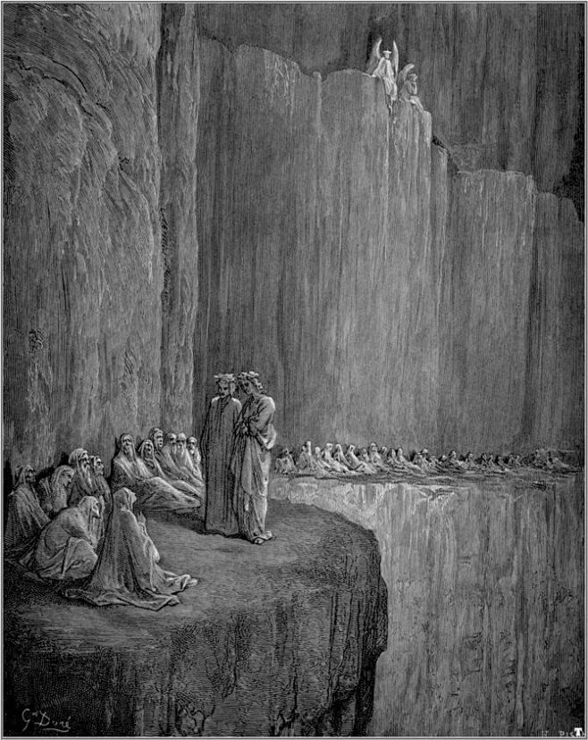 但丁《神曲》插图——古斯塔夫多雷(Gustave Dore)版画作品 （二）-花瓣网