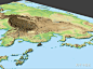 3D立体中国地势图——10M高清大图 - 知乎
