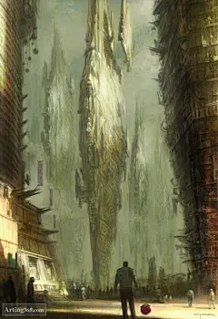 科幻题材的CG作品：星际幻想（3）#采集大赛#