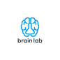 脑科学大脑实验标志logo矢量图设计素材