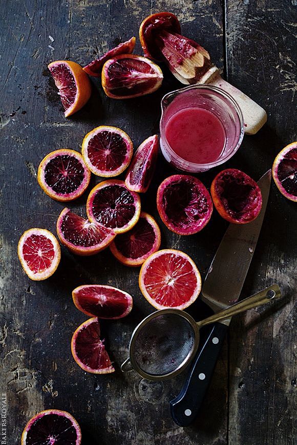 Blood Orange Juicing...