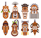 非洲部落的面具_百度图片搜索