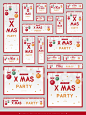 白色雪花背景 圣诞球挂饰 冬季庆典 模板制作卡片 圣诞节海报设计AI ti293a4713