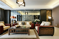 石家庄设计师张洪博采集到现代中式家居生活设计-室内装修设计