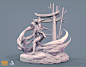 Mai Shiranui - Diorama Statue, Geng Gi : Gantaku presents King of Fighter 14: Mai 1/6 scale diorama statue.