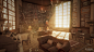 BLACKSAD - Environmental work [UE4] Scene , Nic Belliard : Hi!<br/>I'd like to present my graduation work!<br/>The goal of this project is to translate a Graphic Novel and its “Graphic” style in 3D based on its shading, geometry, compositions,