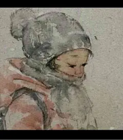 【80后美女画家潘川的童趣水墨画作品】
小時候，幸福是件簡單的事；長大了，簡單是件幸福的事⋯⋯