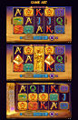 Rise of Egypt. Slot game : Egypt-themed slot with 3x5 game field and 20 lines features Expanding Wild as a cat goddess Bastet fresco. The Scatter symbols can trigger the Free Spins mode with a chance of re-triggers. During the mode cat goddess Wild upgrad