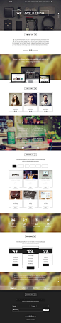 Haven - Elegant OnePage Template by WordPress Design Awards , via Behance