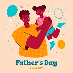 父亲节感恩爸爸超人亲子温馨牵手互动插画活动宣传海报ai设计素材-淘宝网