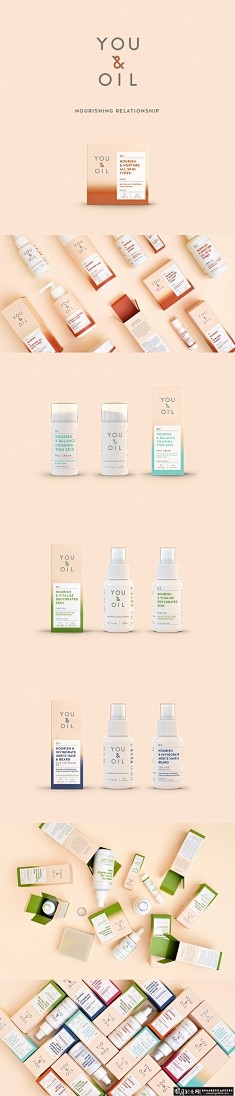 石油天然化妆品 创意化妆品包装设计 大气...