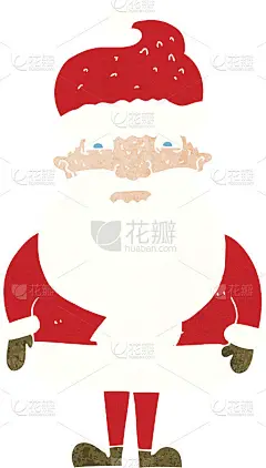 卡通版脾气暴躁的圣诞老人