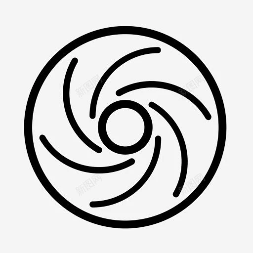 叶轮螺旋桨泵图标 icon 标识 标志 UI图标 设计图片 免费下载 页面网页 平面电商 创意素材-花瓣网