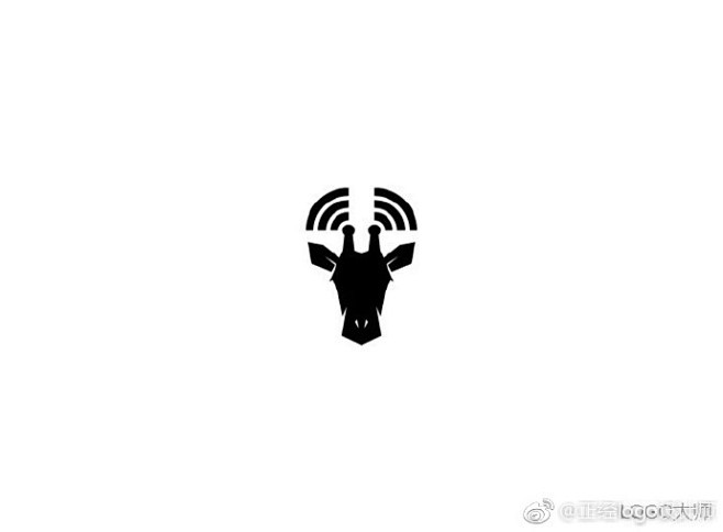 长颈鹿元素logo设计欣赏 ​​​​