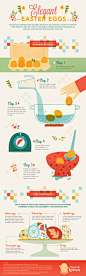 Elegant Easter Egg Designs Infographic#美食