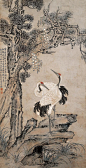 Li Shan(李鱓) ,   松鹤延年（1739年作）