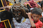 The 2018 Procession of the Black Nazarene : Earlier today, hundreds of thousands of Catholic devotees in Manila gathered together and climbed over each other to touch a centuries-old icon of Jesus Christ.