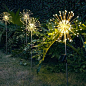 Description:Spice up your outdoor space with some imaginative lighting! Bend these LED Firework Stake Lights into any shape and stake them anywhere under the sun! They are solar-powered and energy-conserving, so you never have to worry about extra electri