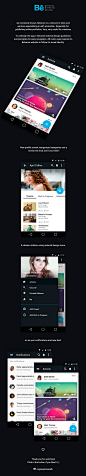 Behance App - Material Design : Behance App redesigned following Google's Material Design guidelines.
