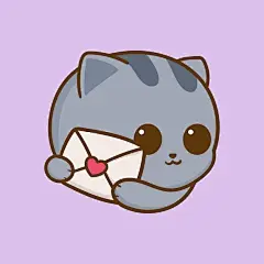 卡通可爱小猫咪插画矢量图设计素材
