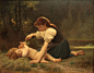 Nature's Fan- Girl with a Child (1881)