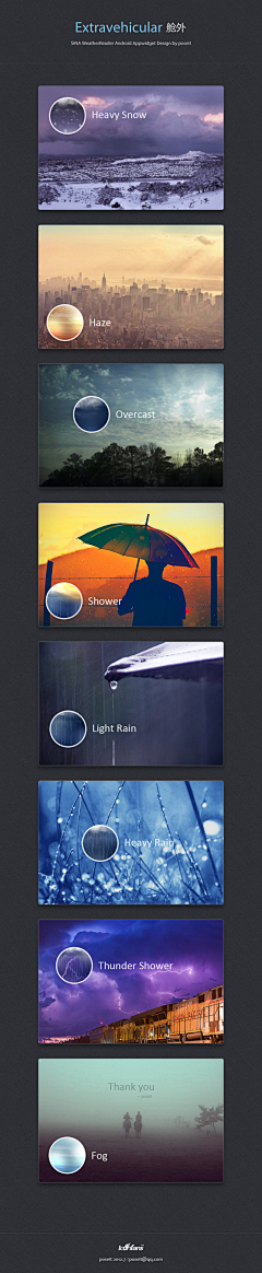 Amin-Library采集到天气界面设计