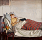 Michael Ancher - Den Syge Pige， 1892 #油画#