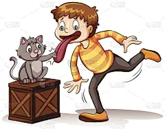 Cat got your tongue成语