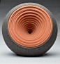 Concentrically Layered Ceramic Sculptures and Vessels by Matthew Chambers