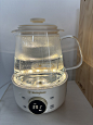 西屋养生壶全玻璃家用多功能恒温水壶煮茶壶花茶办公室煮茶器H12-tmall.com天猫