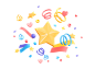 Party Confetti 3D Icon