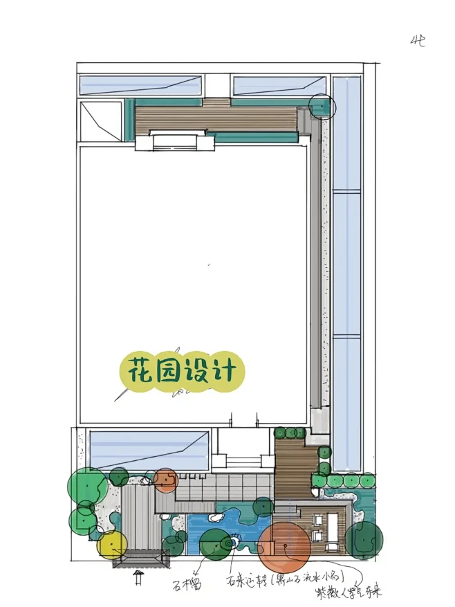 您家花园准备好了吗？花园平面方案-花瓣网