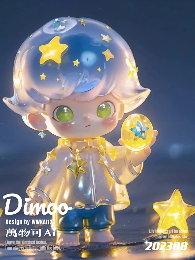DIMOO来自星星的你｜这颗流星是你掉的吗？