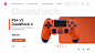 controller Dualshock Gamer Gaming interfaceweb playstation Sony UI/UX user Web